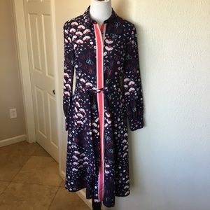 Boden Button Up Flowy Dress UK 8R US 4R